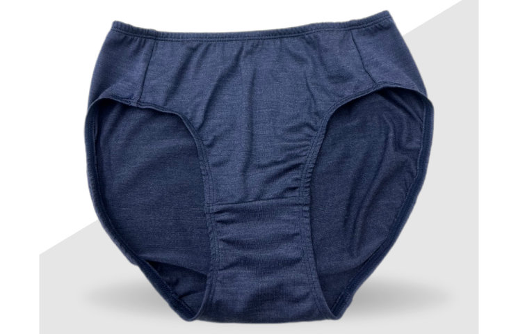 シルクベーシックショーツ(ミッドナイトブルー) - 画像 (3)