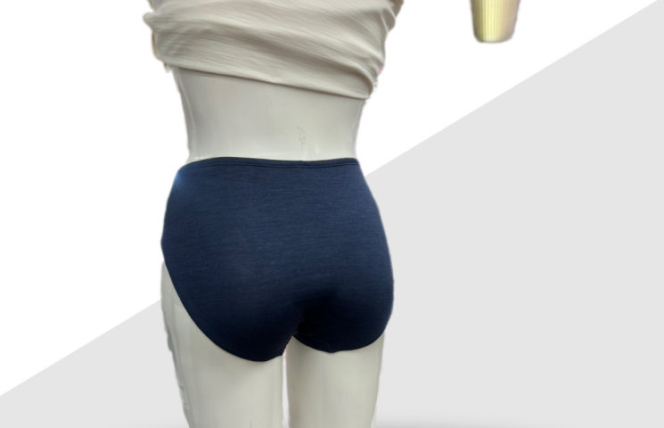 シルクベーシックショーツ(ミッドナイトブルー) - 画像 (4)