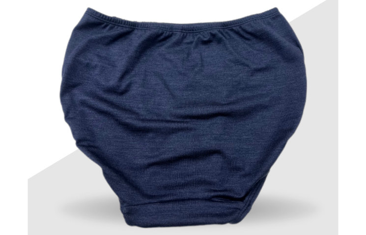 シルクベーシックショーツ(ミッドナイトブルー) - 画像 (2)